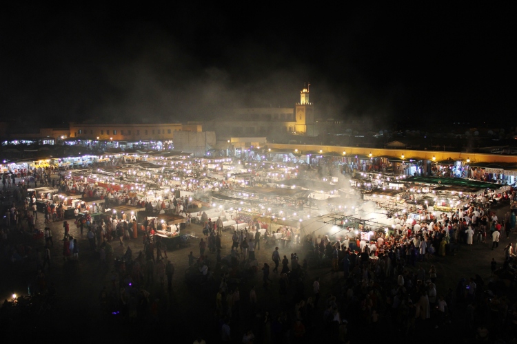 Marrakesh midnight market 